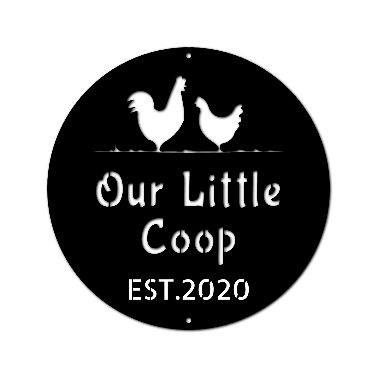 Farmer Chicken Coop Personalized Gifts - Custom Metal Sign