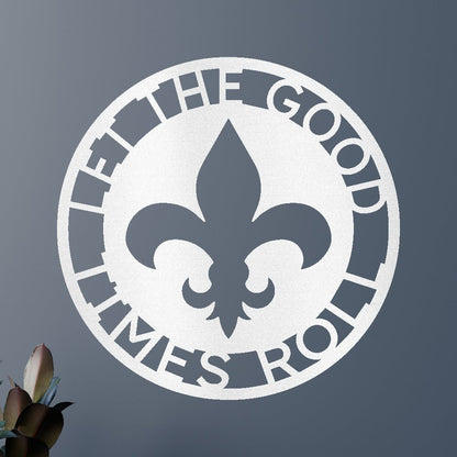 Fleur De Lis Ring Personalized Gifts - Custom Metal Sign