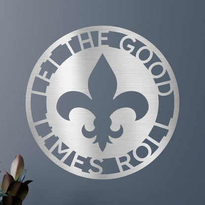 Fleur De Lis Ring Personalized Gifts - Custom Metal Sign