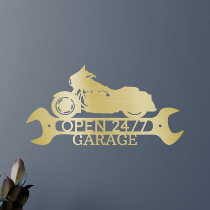 Garage Sign - Custom Metal Sign, Christmas Gift