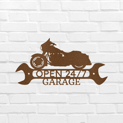 Garage Sign - Custom Metal Sign, Christmas Gift