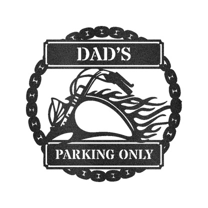 Hog Parking Plaque Personalized Gifts - Custom Metal Sign