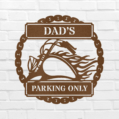 Hog Parking Plaque Personalized Gifts - Custom Metal Sign