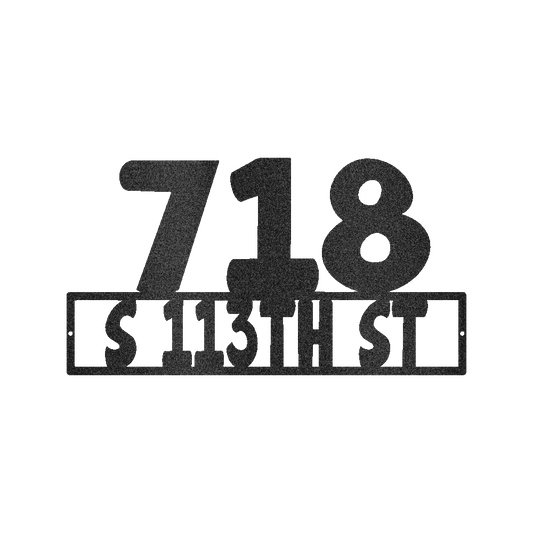 Home Address Personalized Gifts - Custom Metal Sign