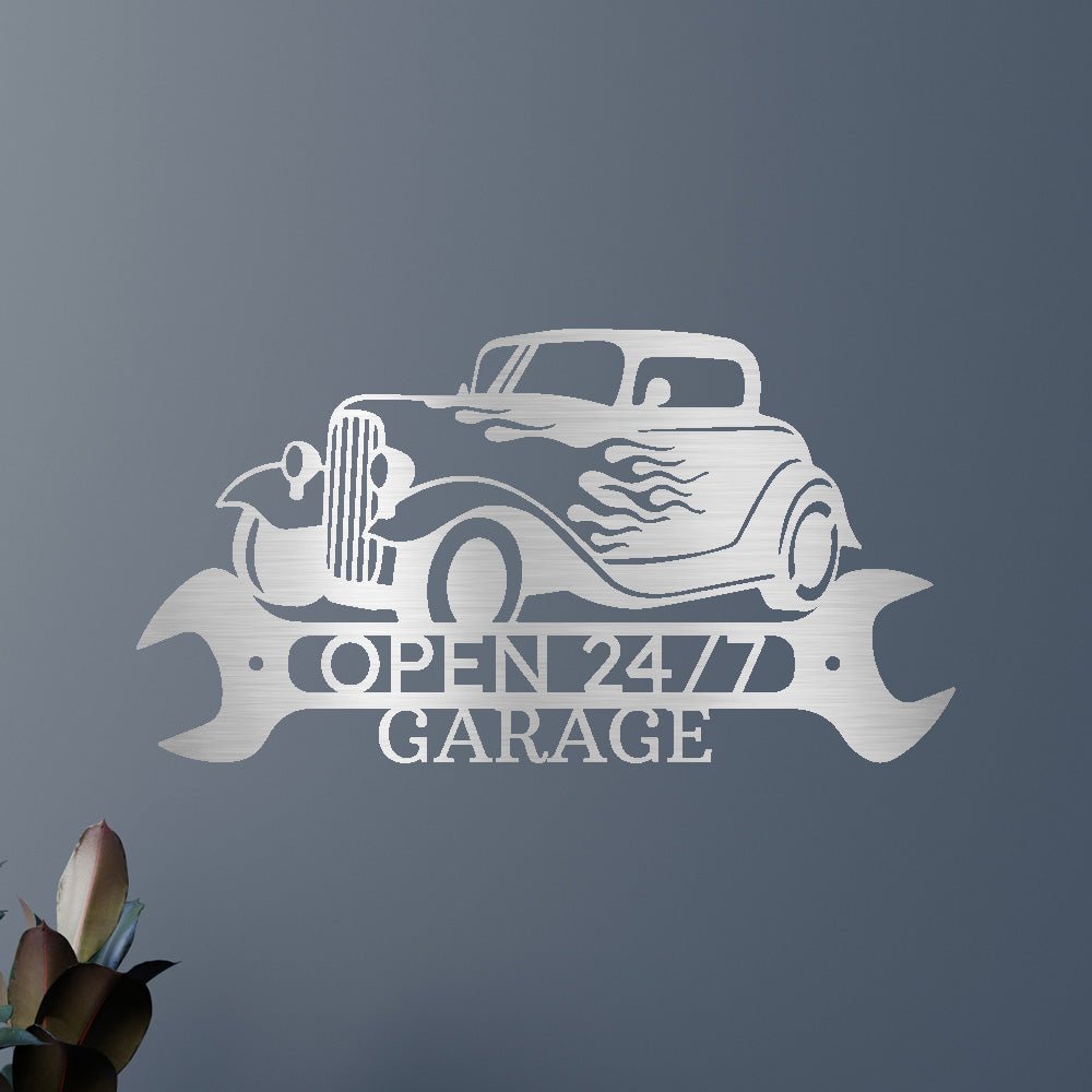 Home Sign - Custom Metal Sign, Gift For Him, Christmas Gifts For Dad