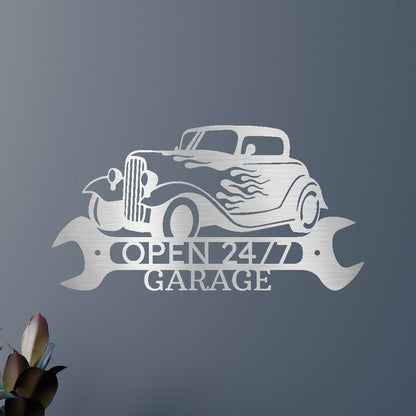 Home Sign - Custom Metal Sign, Gift For Him, Christmas Gifts For Dad