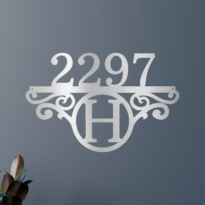 Initial Address Personalized Gifts - Custom Metal Sign