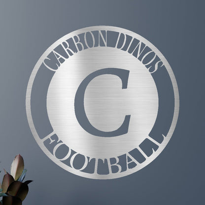 Initial Family Name Personalized Gifts - Custom Metal Sign