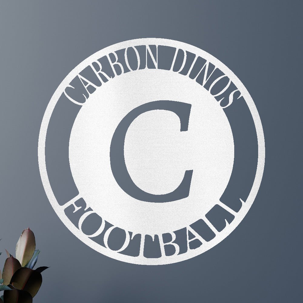 Initial Family Name Personalized Gifts - Custom Metal Sign