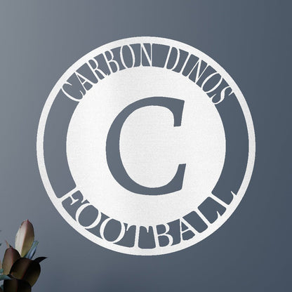 Initial Family Name Personalized Gifts - Custom Metal Sign