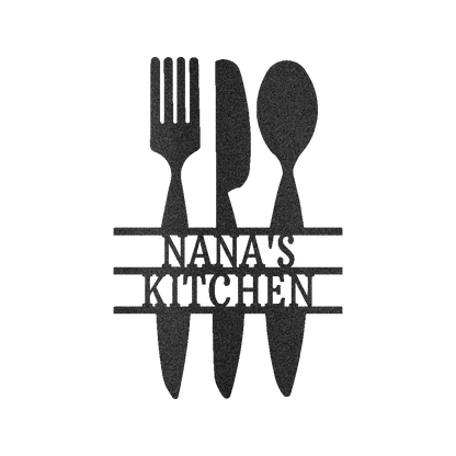 Kitchen Utensil Personalized Gifts - Custom Metal Sign