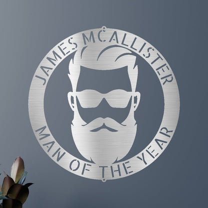 Manly Personalized Gifts - Custom Metal Sign