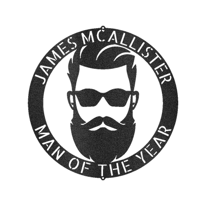 Manly Personalized Gifts - Custom Metal Sign