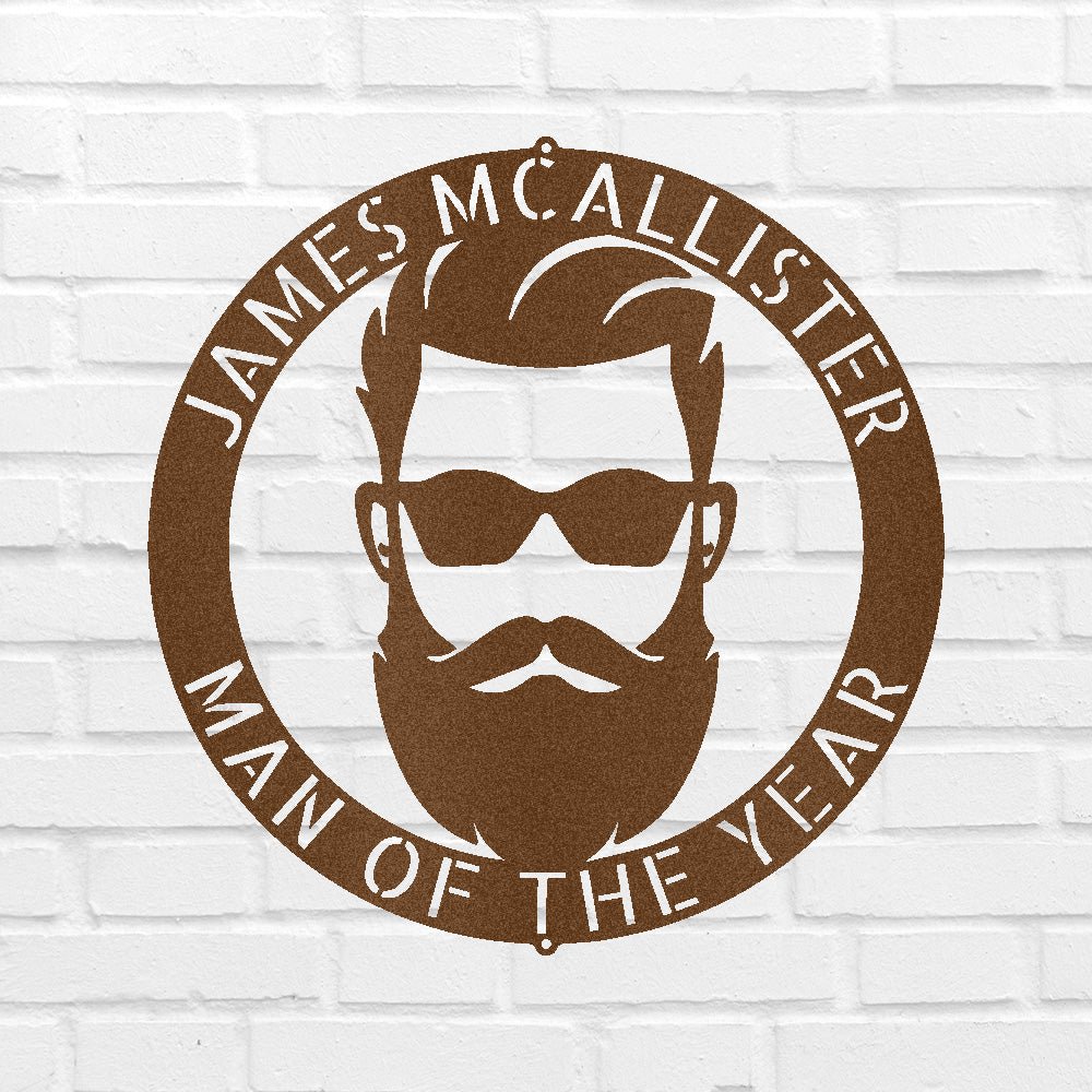 Manly Personalized Gifts - Custom Metal Sign