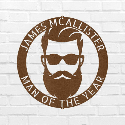 Manly Personalized Gifts - Custom Metal Sign