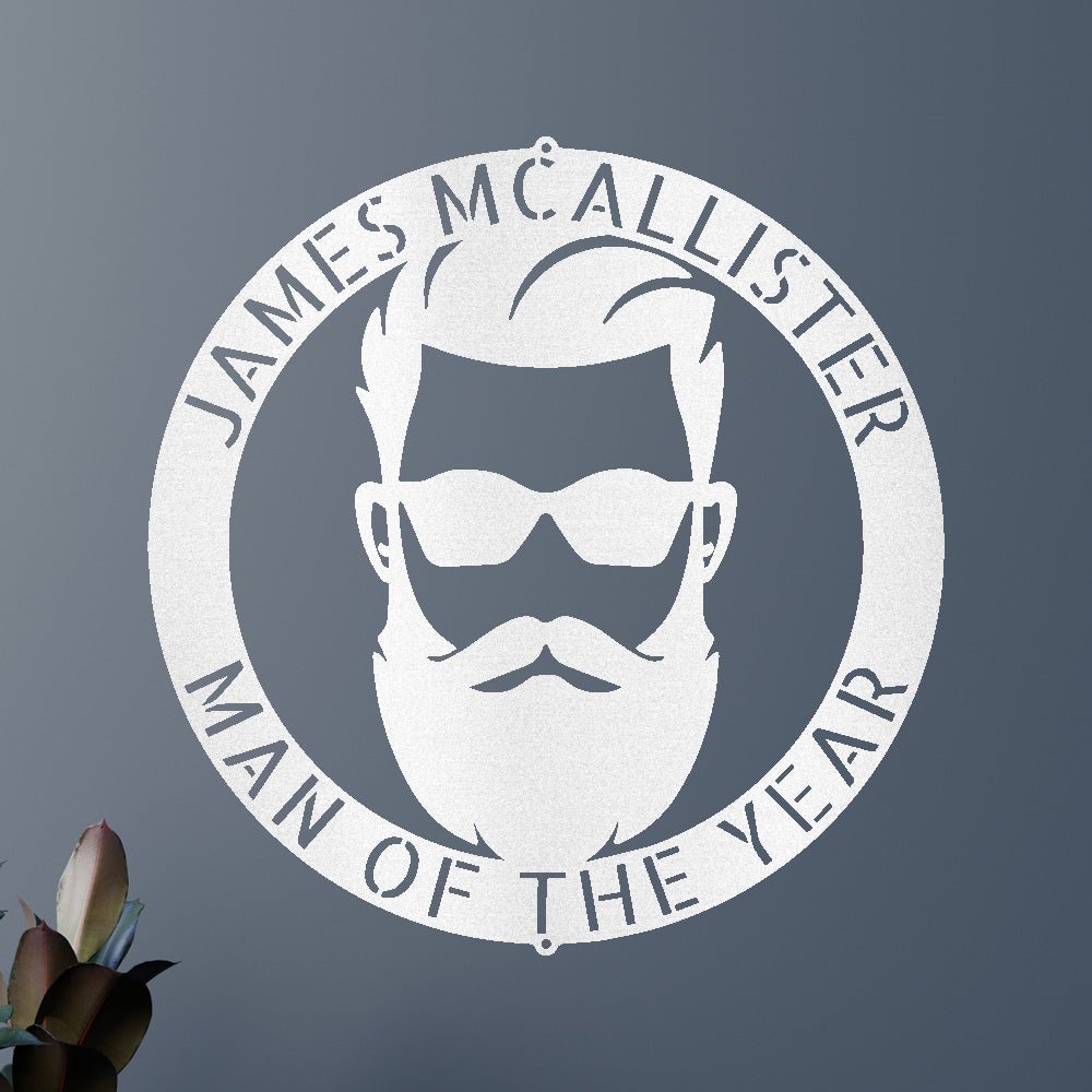 Manly Personalized Gifts - Custom Metal Sign