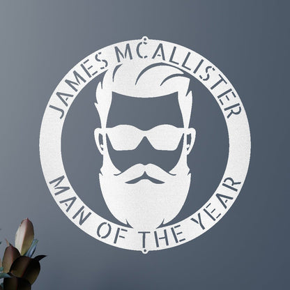 Manly Personalized Gifts - Custom Metal Sign