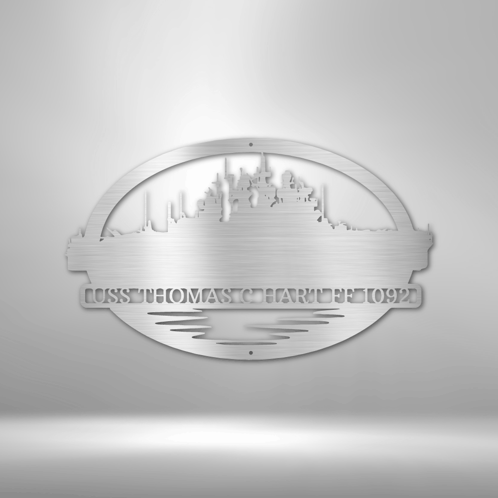 Battleship Navy SEALs Veteran - Custom Metal Sign