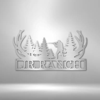 Wildlife Camping Personalized Gifts - Custom Metal Sign