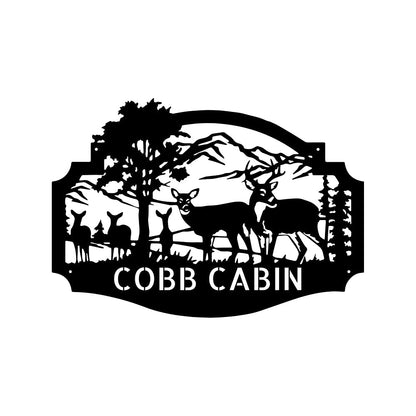 Name Metal Sign - Custom Metal Sign, Anniversary/Wedding/Housewarming/Christmas Gift