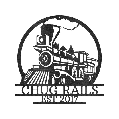 Vintage Train Personalized Gifts - Custom Metal Sign