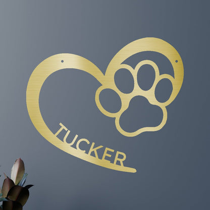 Puppy Lovers Sign - Custom Metal Sign, Gift for Dog Lovers