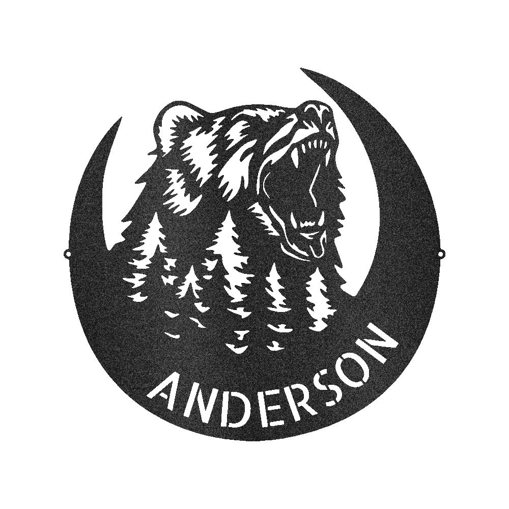 Roaring Bear Personalized Gifts - Custom Metal Sign