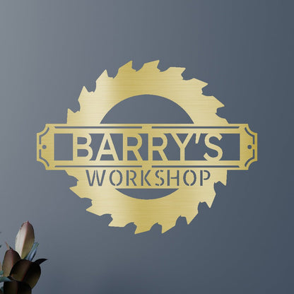 Sawmill Workshop Sign - Custom Metal Sign, Outdoor Home Decor