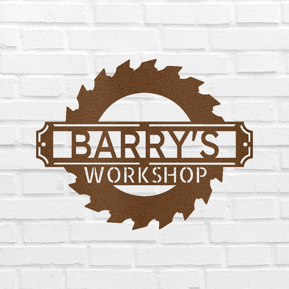 Sawmill Workshop Sign - Custom Metal Sign, Outdoor Home Decor