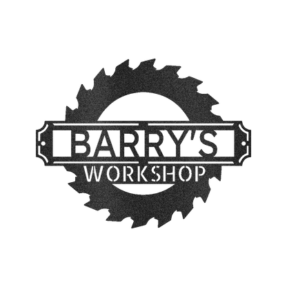 Sawmill Workshop Sign - Custom Metal Sign, Outdoor Home Decor