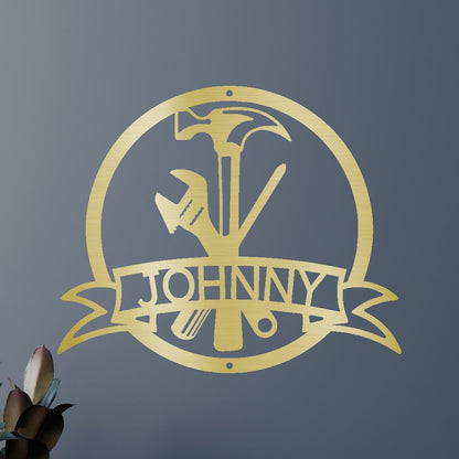 Tool Man Personalized Gifts - Custom Metal Sign