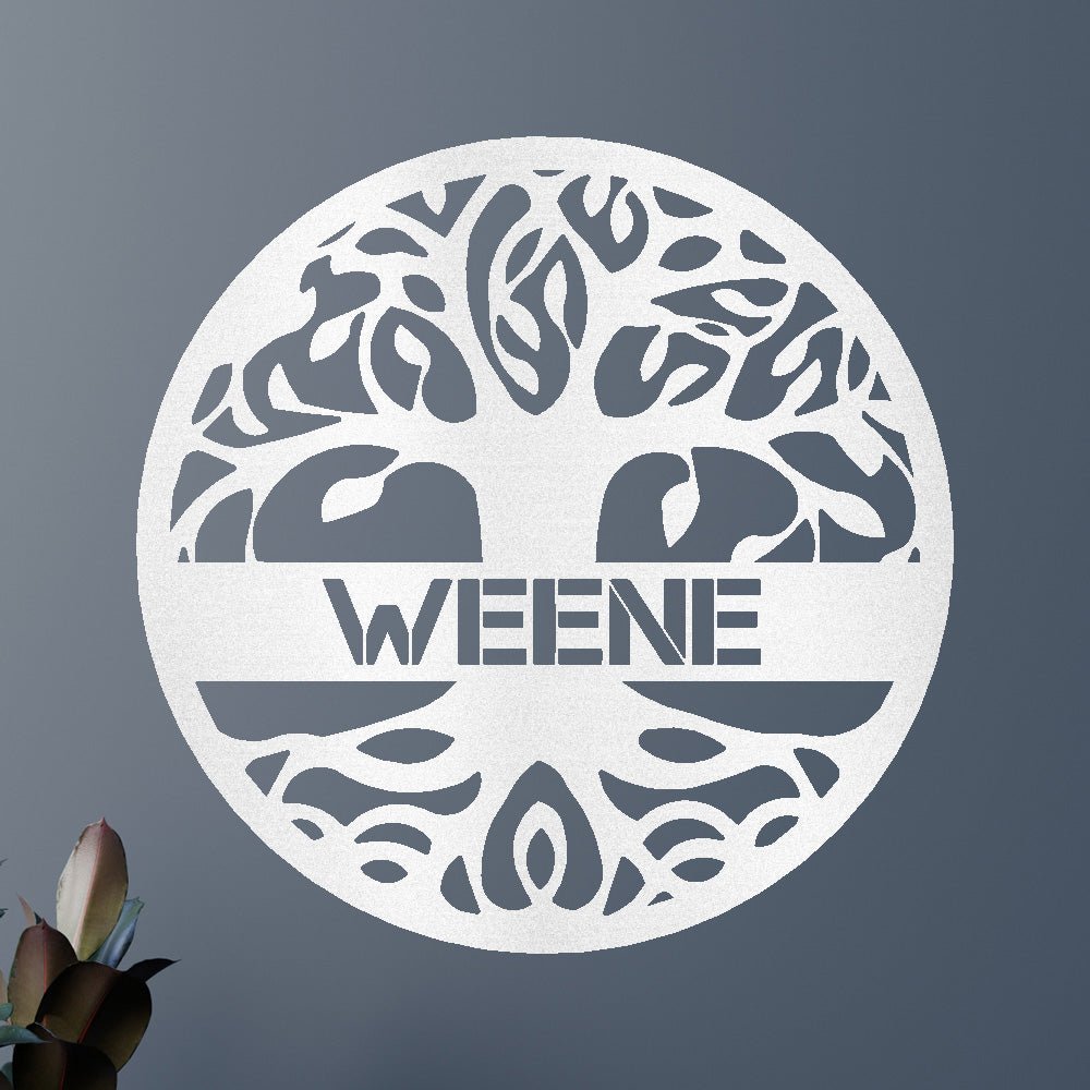 Tree of Life Sign - Custom Metal Sign, Family Tree, Wedding Present