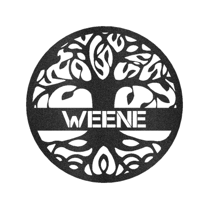 Tree of Life Sign - Custom Metal Sign, Family Tree, Wedding Present