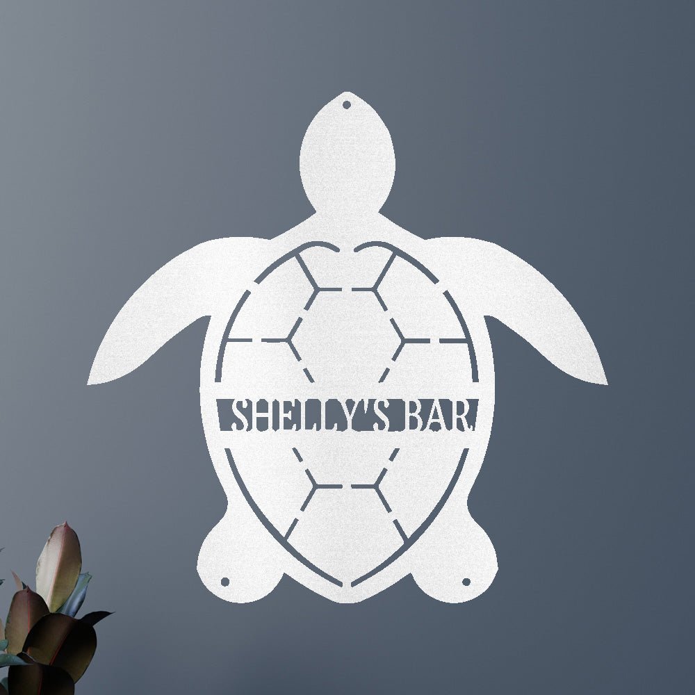 Turtle Personalized Gifts - Custom Metal Sign