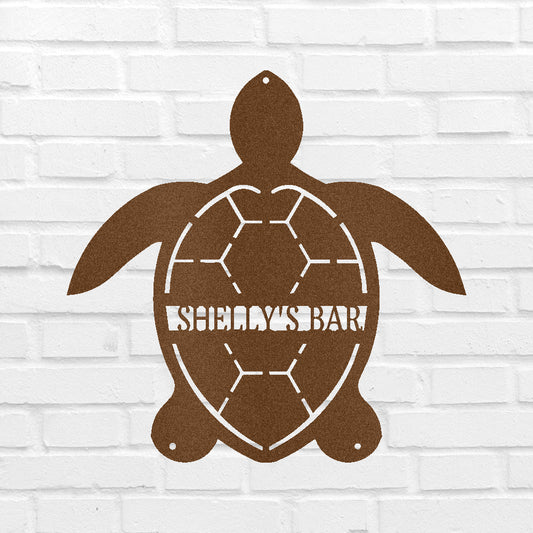 Turtle Personalized Gifts - Custom Metal Sign