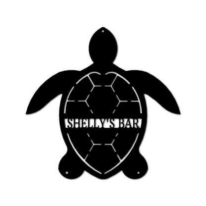 Turtle Personalized Gifts - Custom Metal Sign