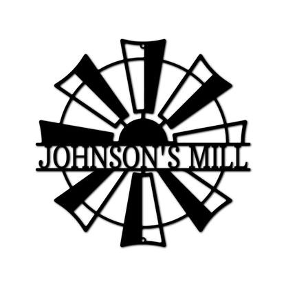 Windmill Personalized Gifts - Custom Metal Sign