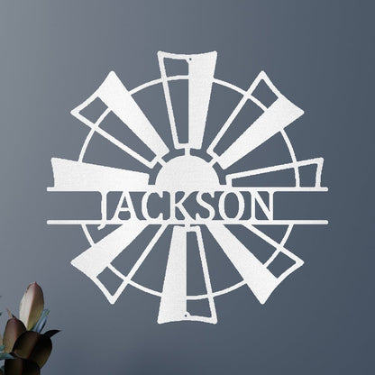 Windmill Personalized Gifts - Custom Metal Sign