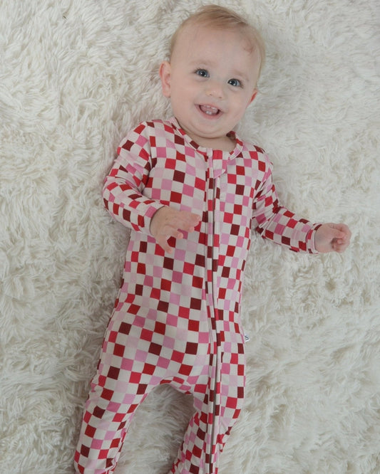 Pink Bamboo Infant One-Piece