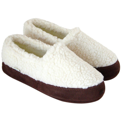 Polar Feet Kids' Perfect Mocs White Berber