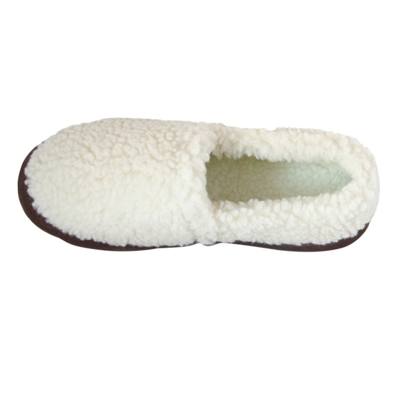 Polar Feet Kids' Perfect Mocs White Berber