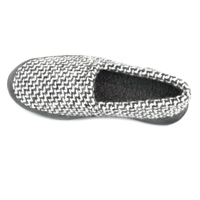 Polar Feet Men's Perfect Mocs Grey Wool