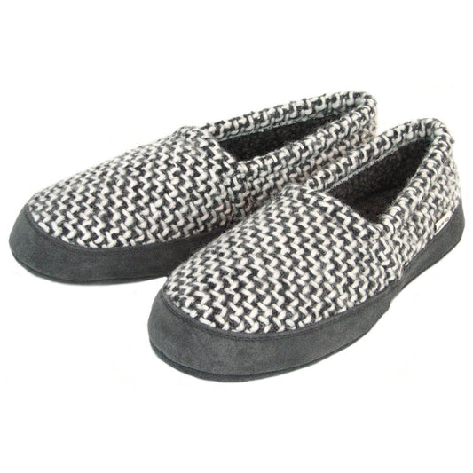 Polar Feet Men's Perfect Mocs Grey Wool