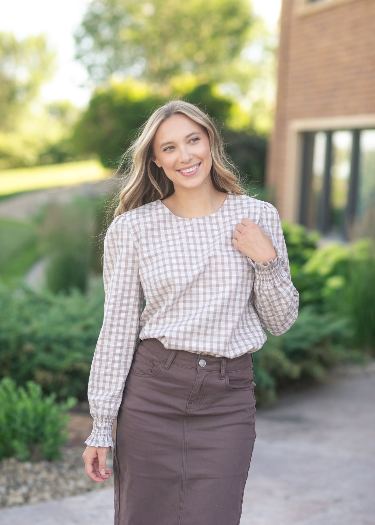 Blake Cinched Sleeve Blouse