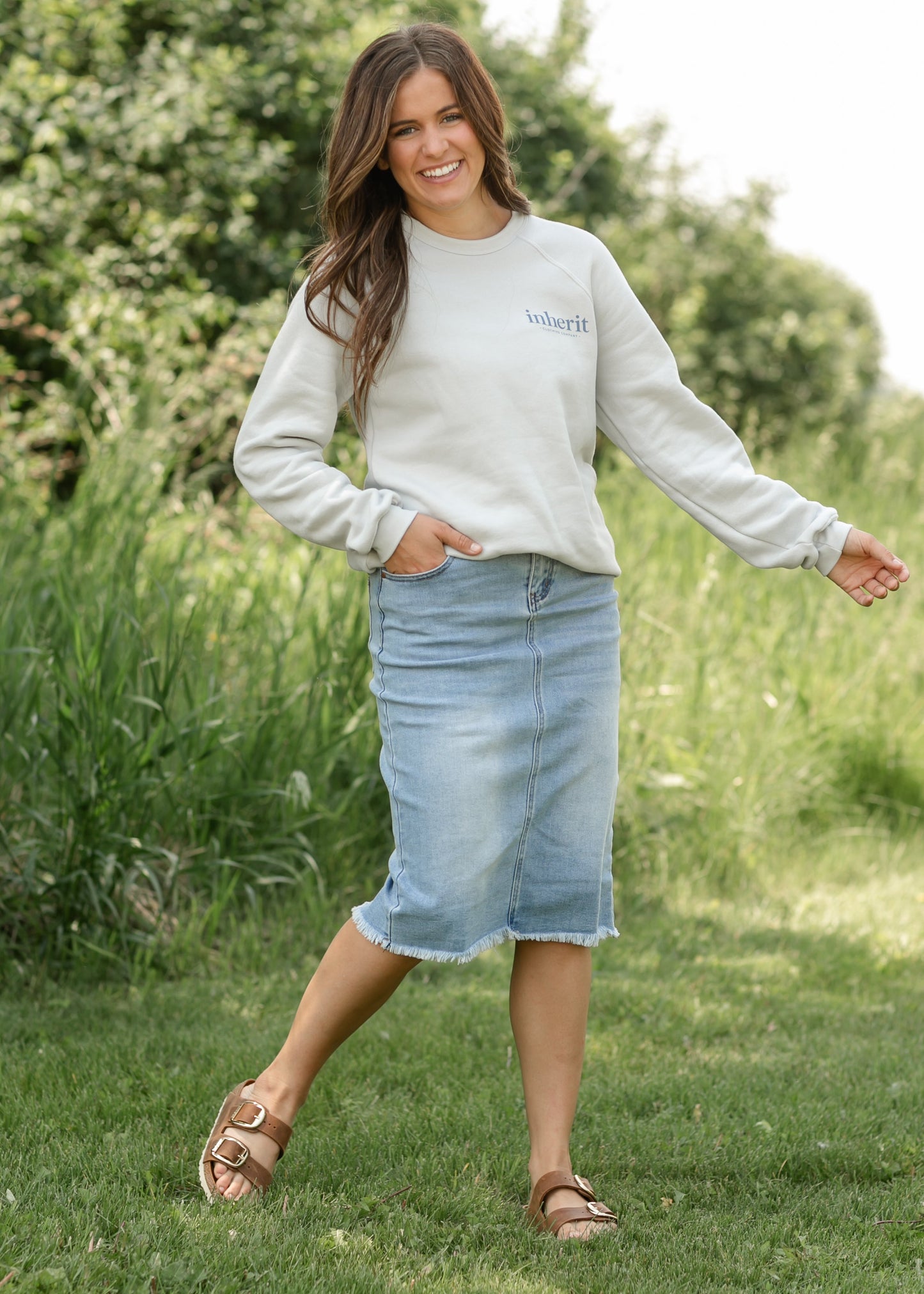 Inherit Renew Christian Graphic Sweatshirt