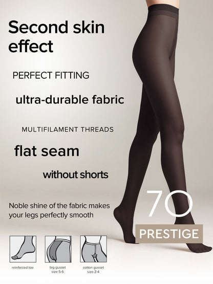 Tights Conte Prestige 70 Den - Soft Silk