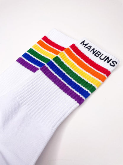 Pride Stripes LGBTQ Festival Unisex Crew Socks