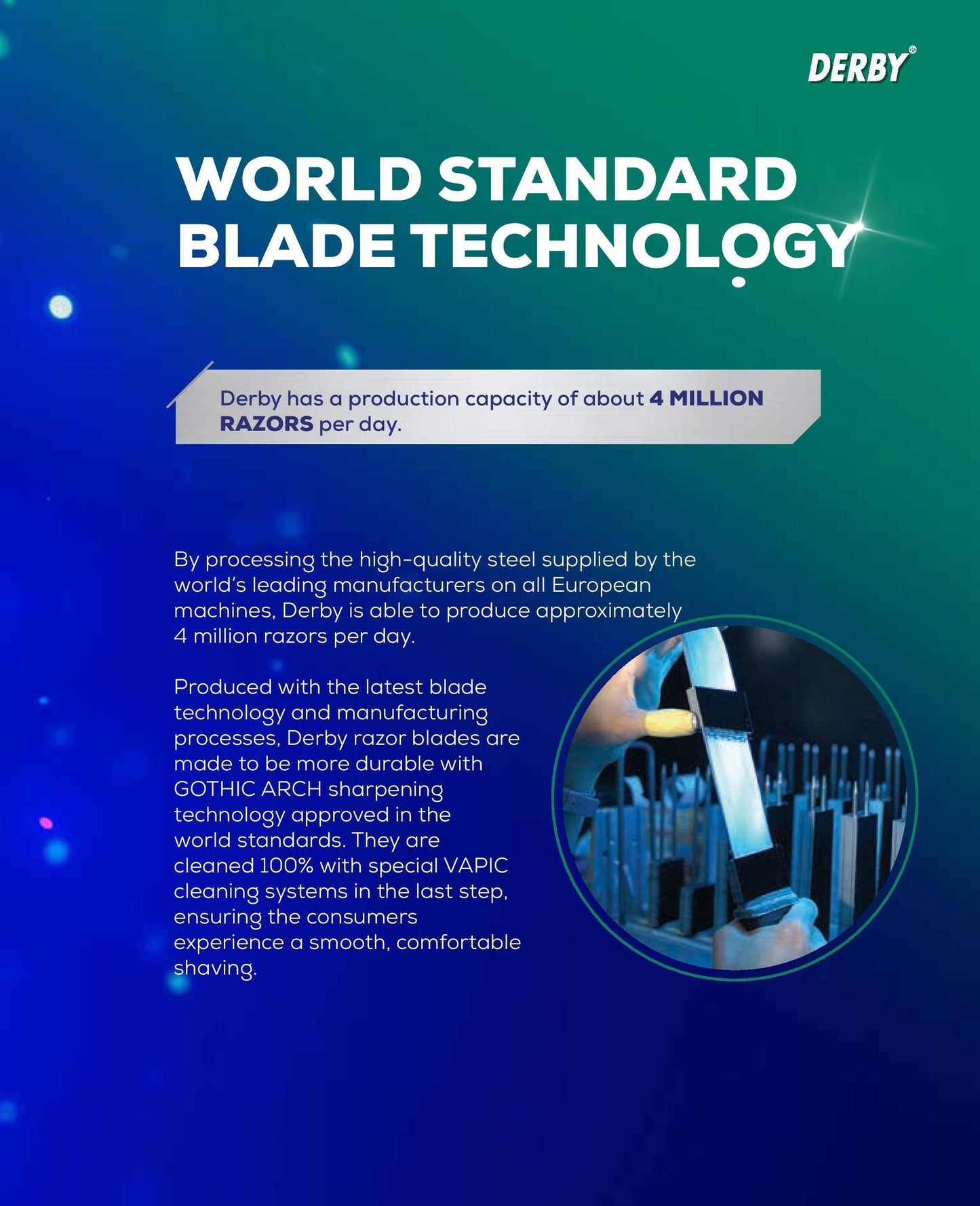 Derby Double Edge Razor Blades 100Ct