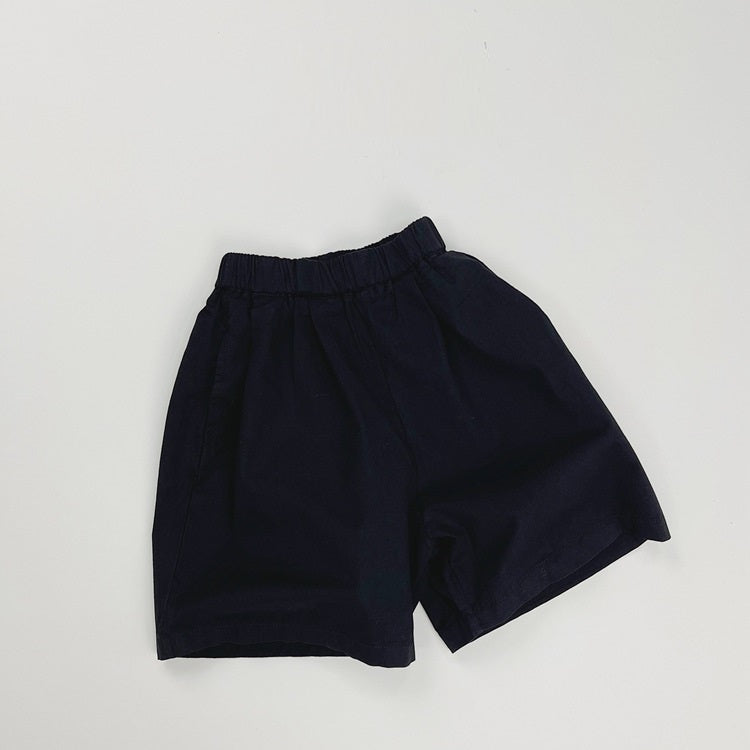 Summer Arrival Unisex Casual Solid Color Cotton Shorts