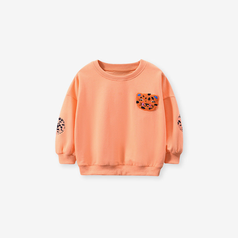 Girls Animals Cartoon Collection Design Top Pullover And Pants Set